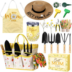 Lasnten boxed garden kit front view showing sunflower design and packed presentation benefiting gifting