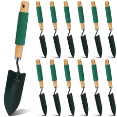 Lasnten front view of 12-pack trowels showing compact set and easy storage