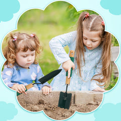 Lasnten trowel in use transplanting seedling for precise planting