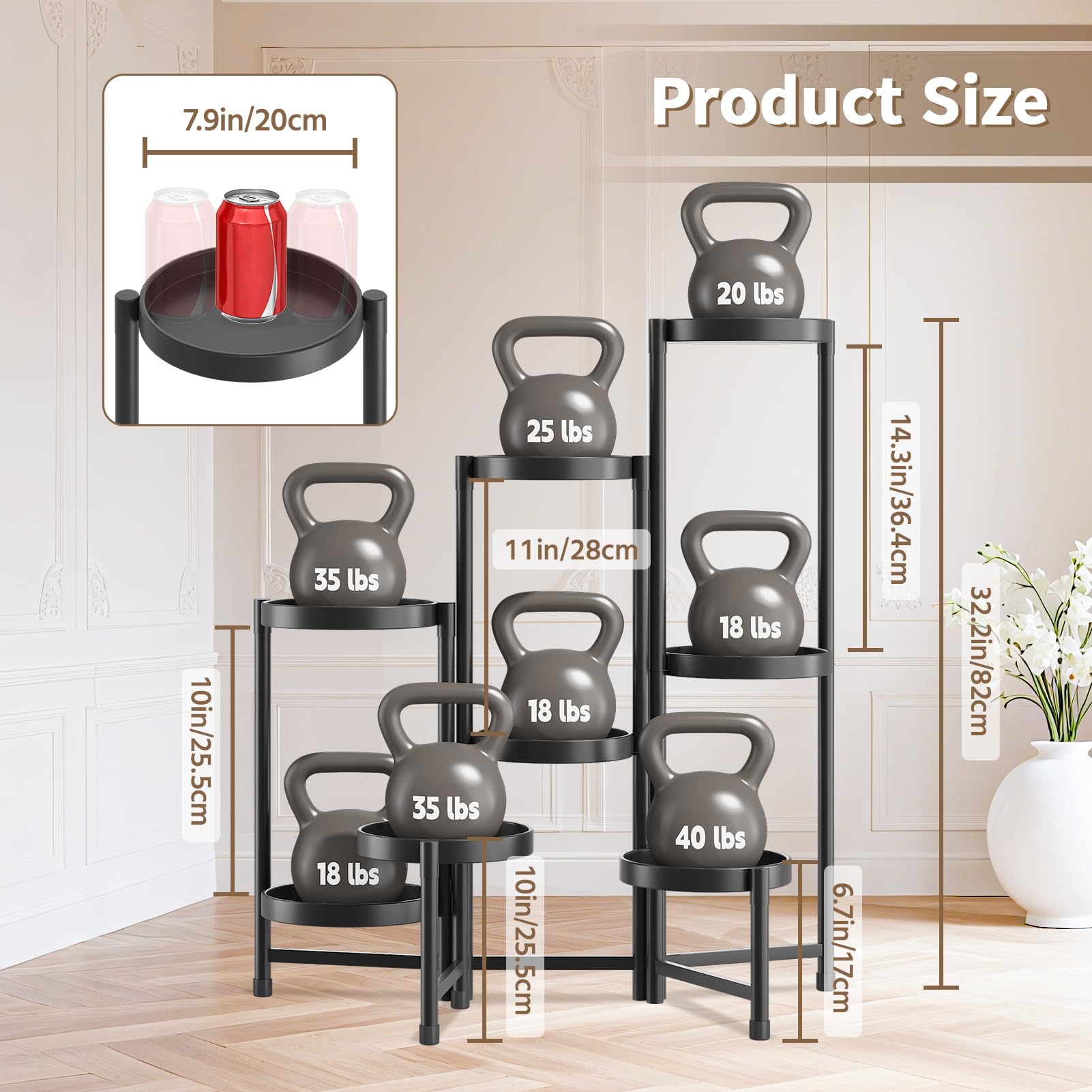 LASZOLA adjustable legs fitted into corner enabling snug, level placement