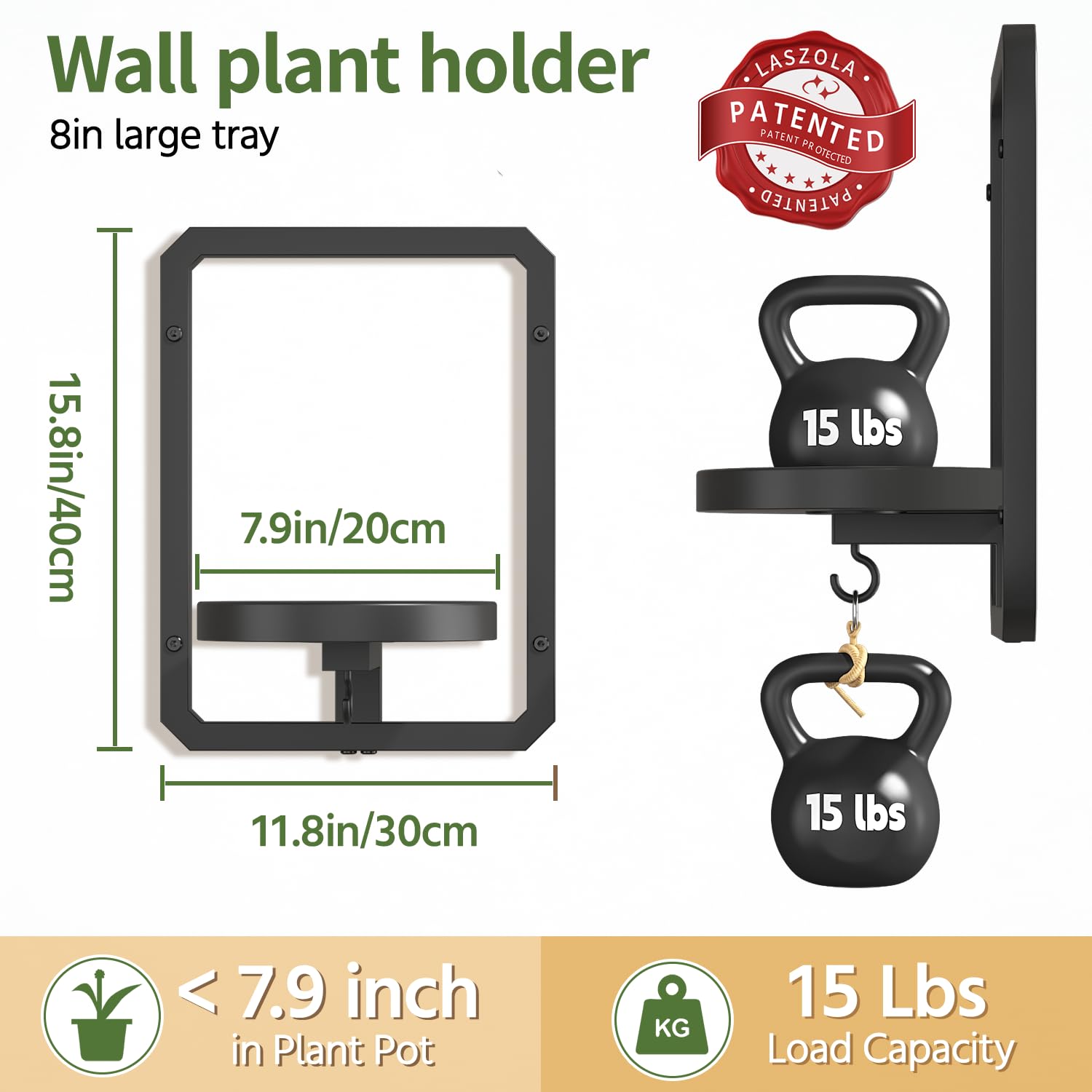 LASZOLA close-up of LED panel lighting for strong plant growth control