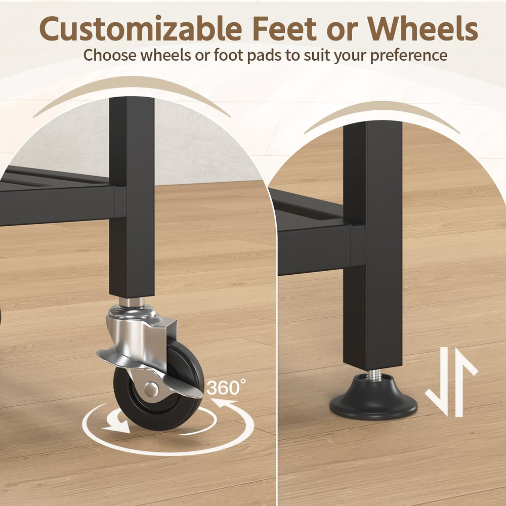 LASZOLA labeled parts laid out for quick assembly and easy setup benefit