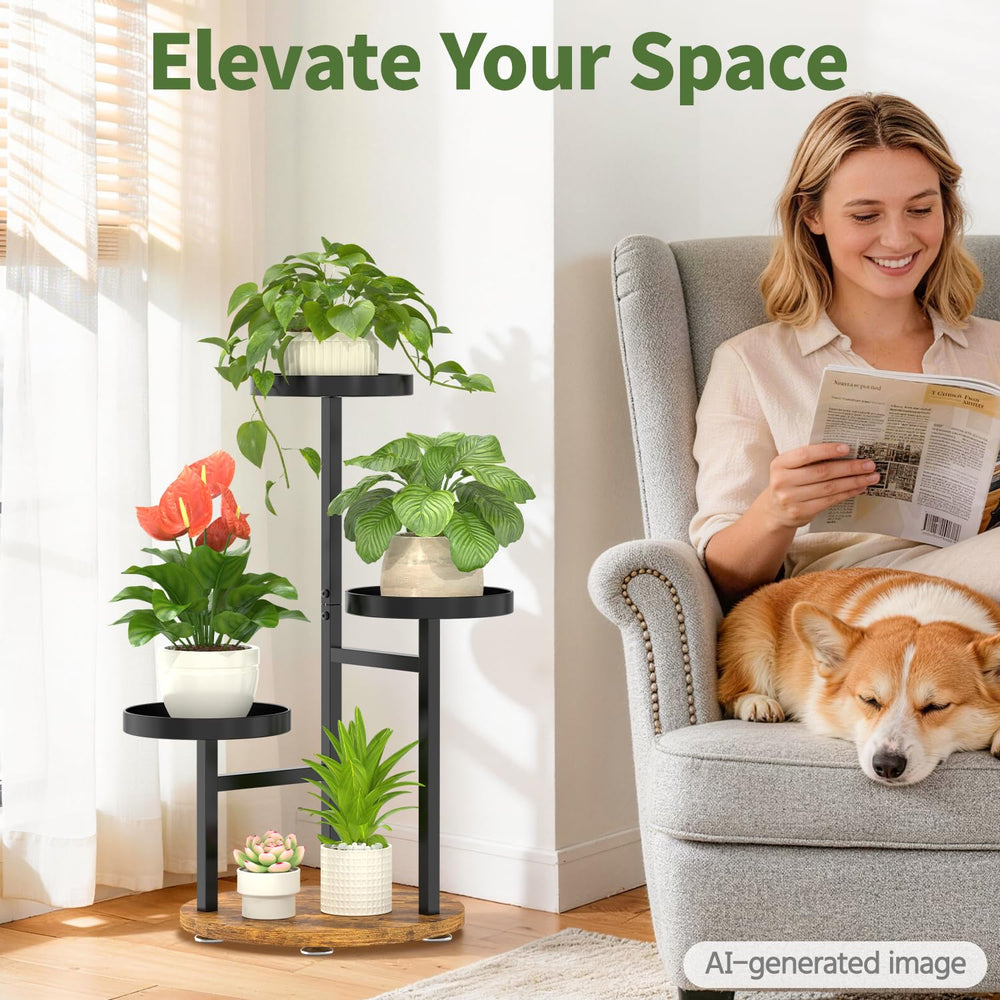 LASZOLA lifestyle shot in living room adding elegant greenery