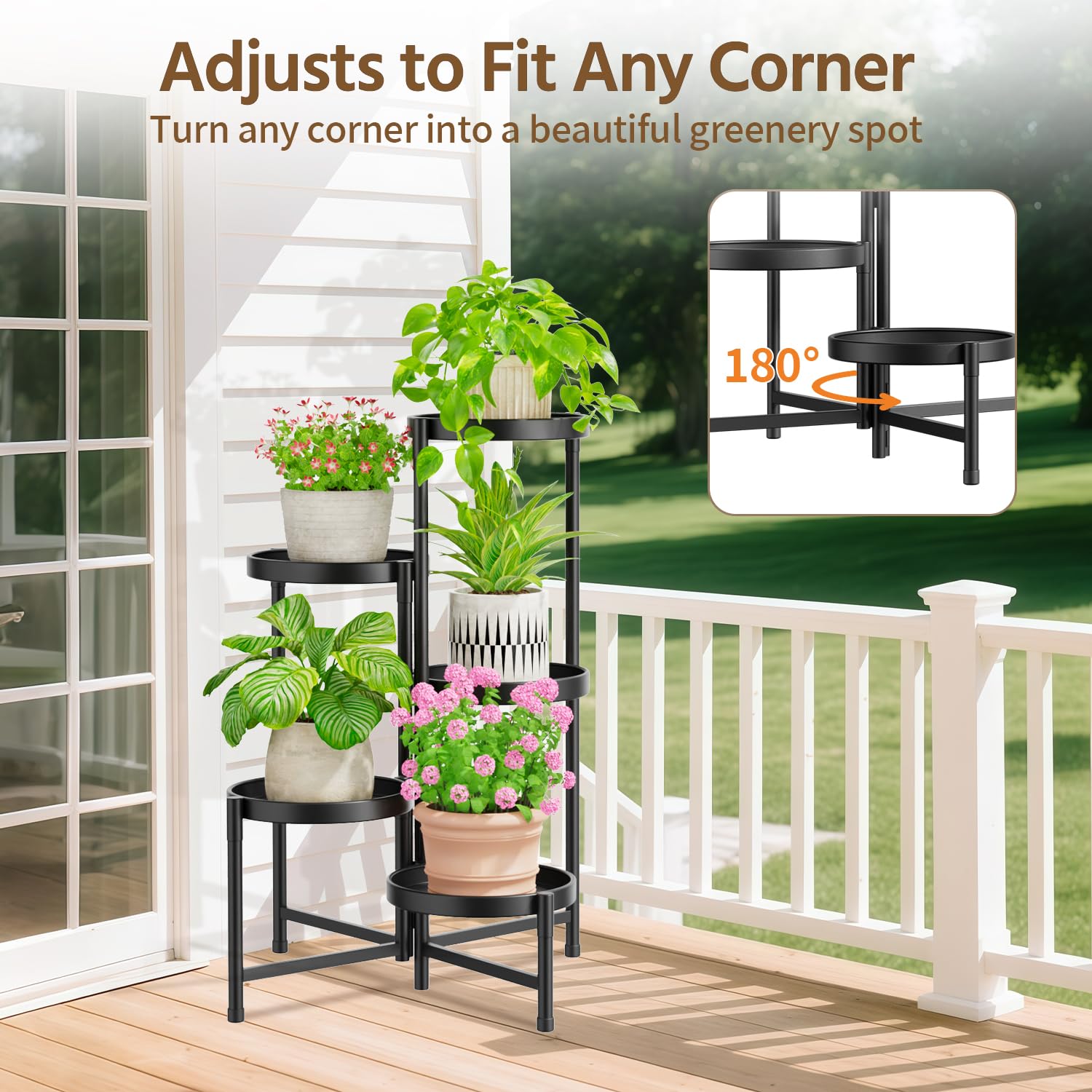 LASZOLA styled in living room with plants showing decorative display benefit
