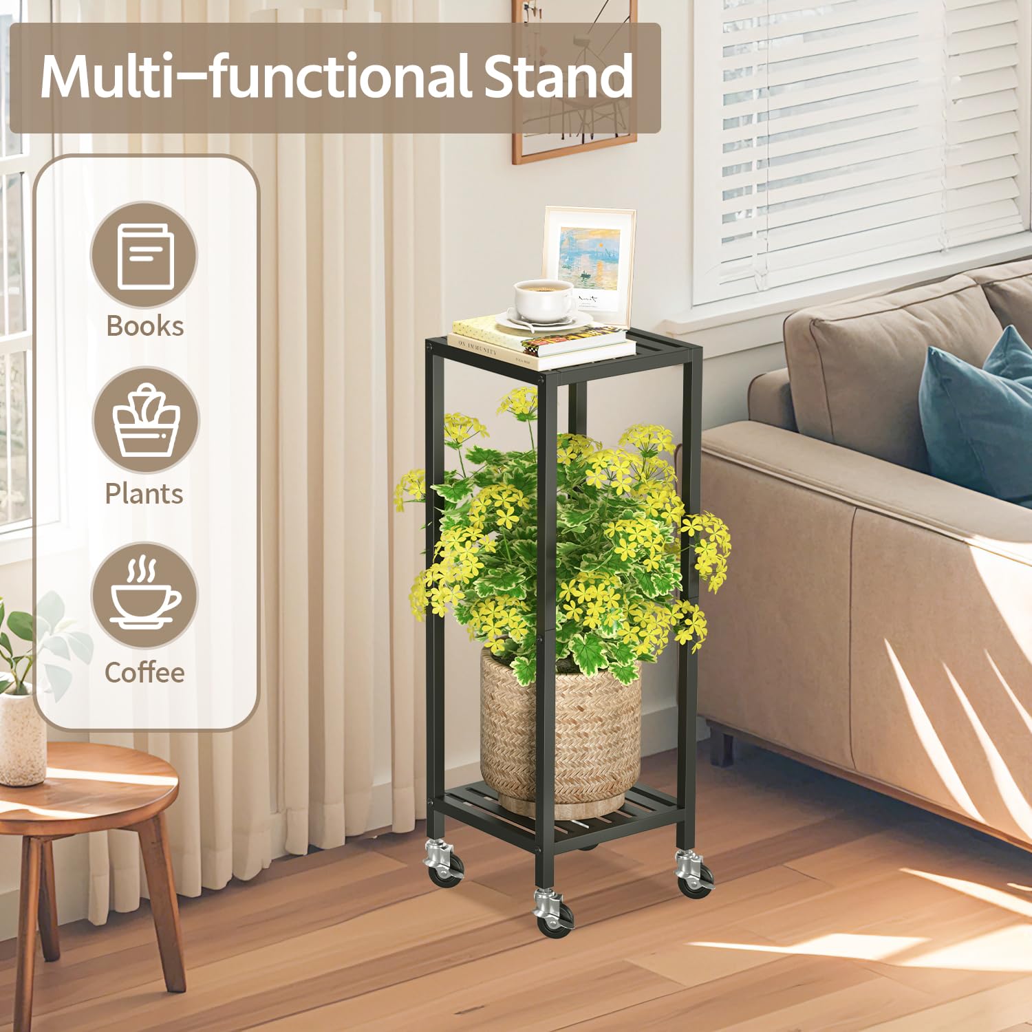 LASZOLA lifestyle scene in living room enhancing home greenery benefit