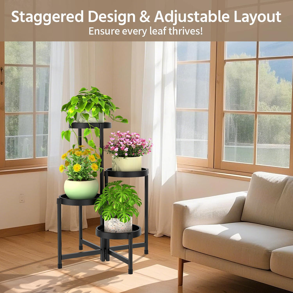 LASZOLA styled in a living room adding vertical greenery and modern design