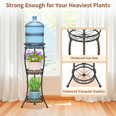 LASZOLA stand next to common pot to show scale and practical sizing