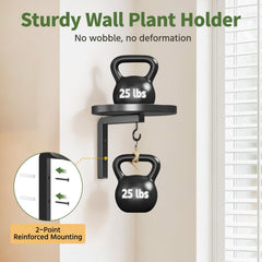 LASZOLA side profile of bracket and hanging hook illustrating strong support