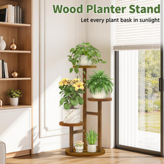 LASZOLA plant stand placed beside window illustrating improved sunlight access
