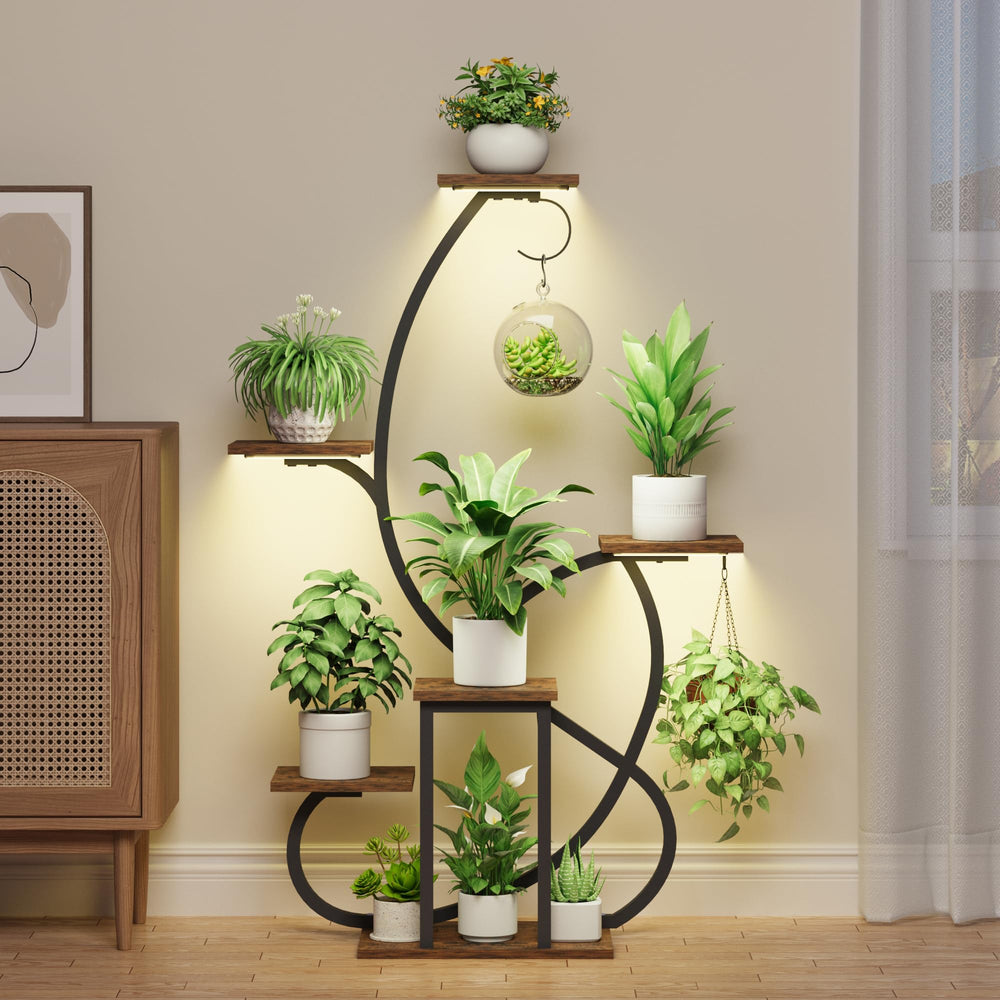 LATIBELL close-up of adjustable grow lights showing directional lighting benefit