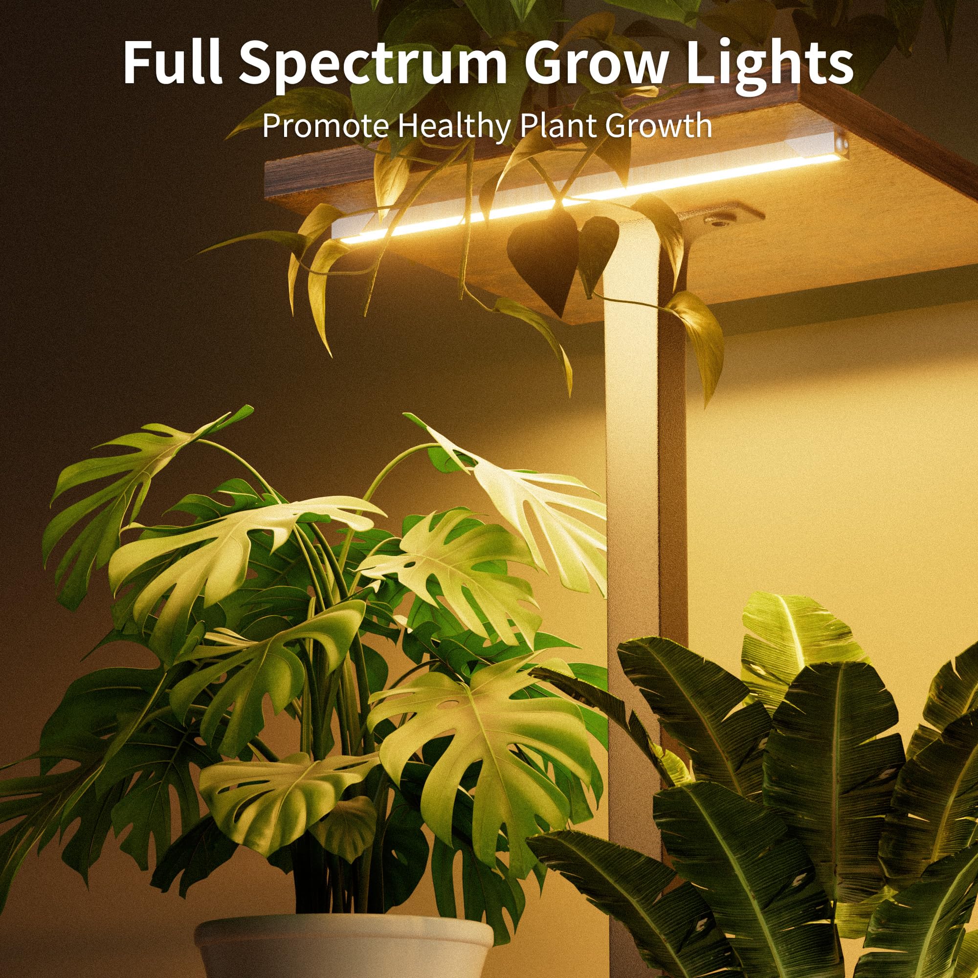 LATIBELL close-up of full-spectrum grow light showing adjustable brightness advantage