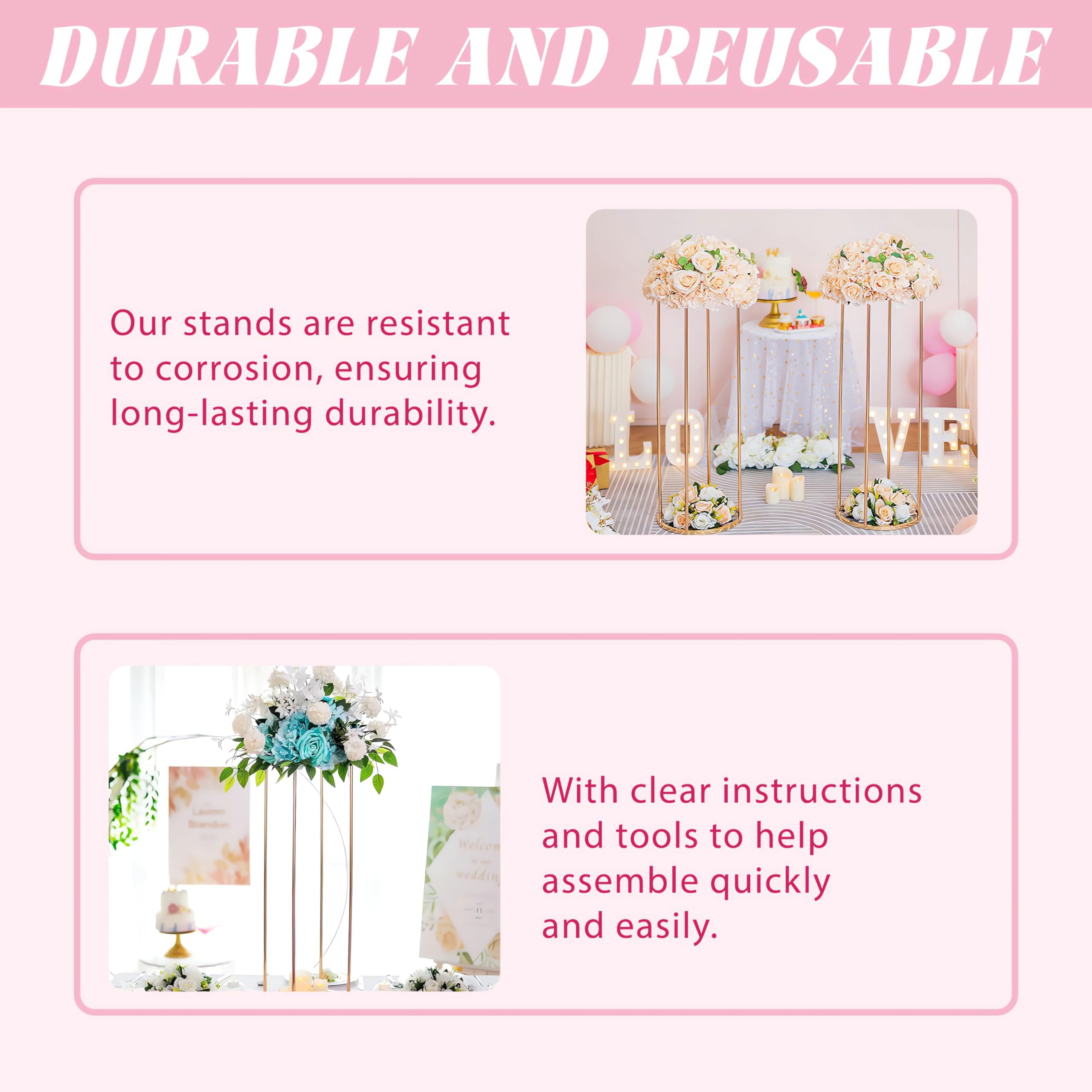 Latywen flat-packed pedestals in storage, saves space between events