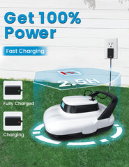 LAUNS self-parking at pool edge for effortless retrieval and storage