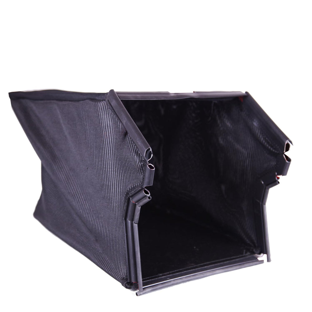 lauterbrun front view of replacement grass bag showing fit and easy clipping capture