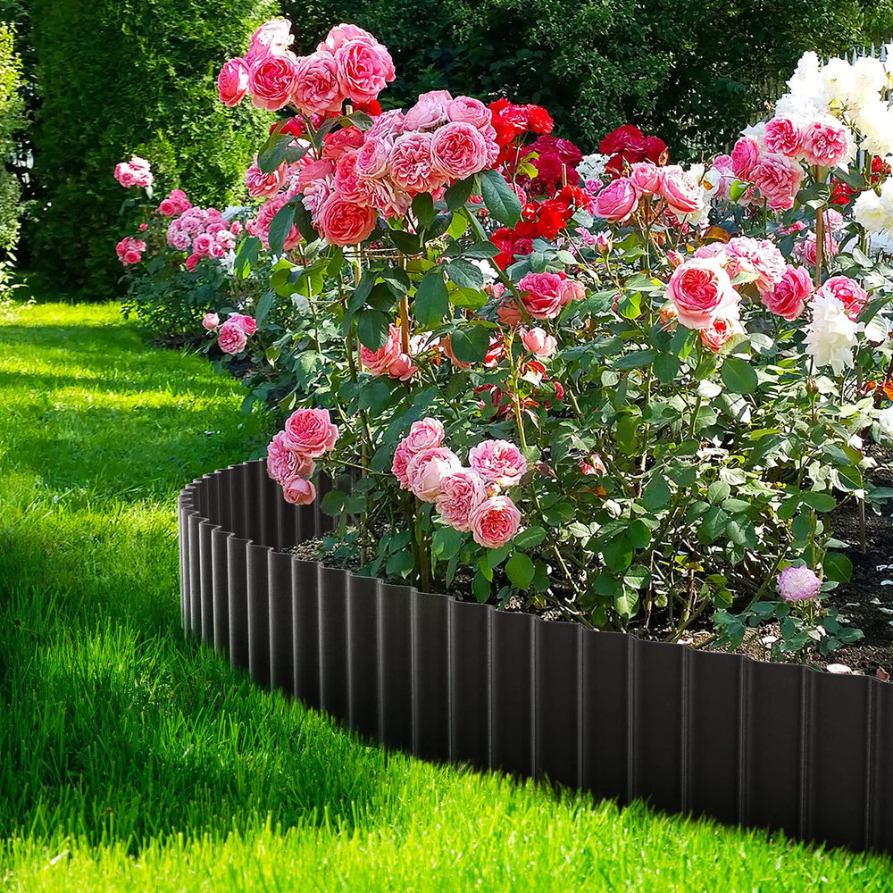 LAVEVE unrolled 100ft length illustrating continuous border coverage advantage