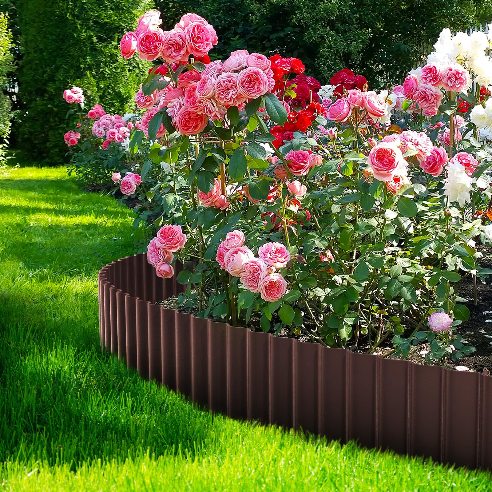 LAVEVE edging beside a ruler to show scale and easy planning for projects