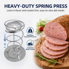 LavviTech cooking bag inserted for easy release and neat slicing
