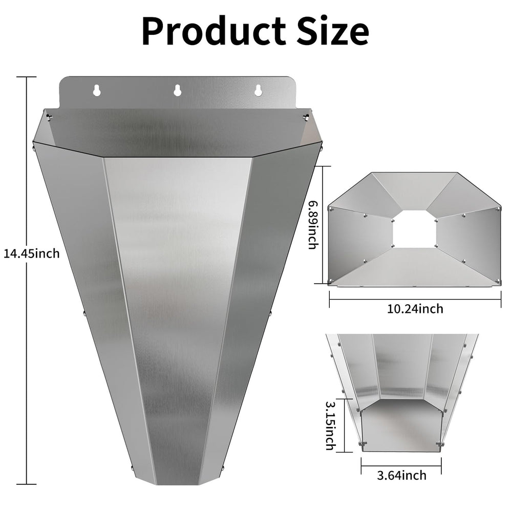 LavviTech flat back with three mounting holes for stable setup benefit