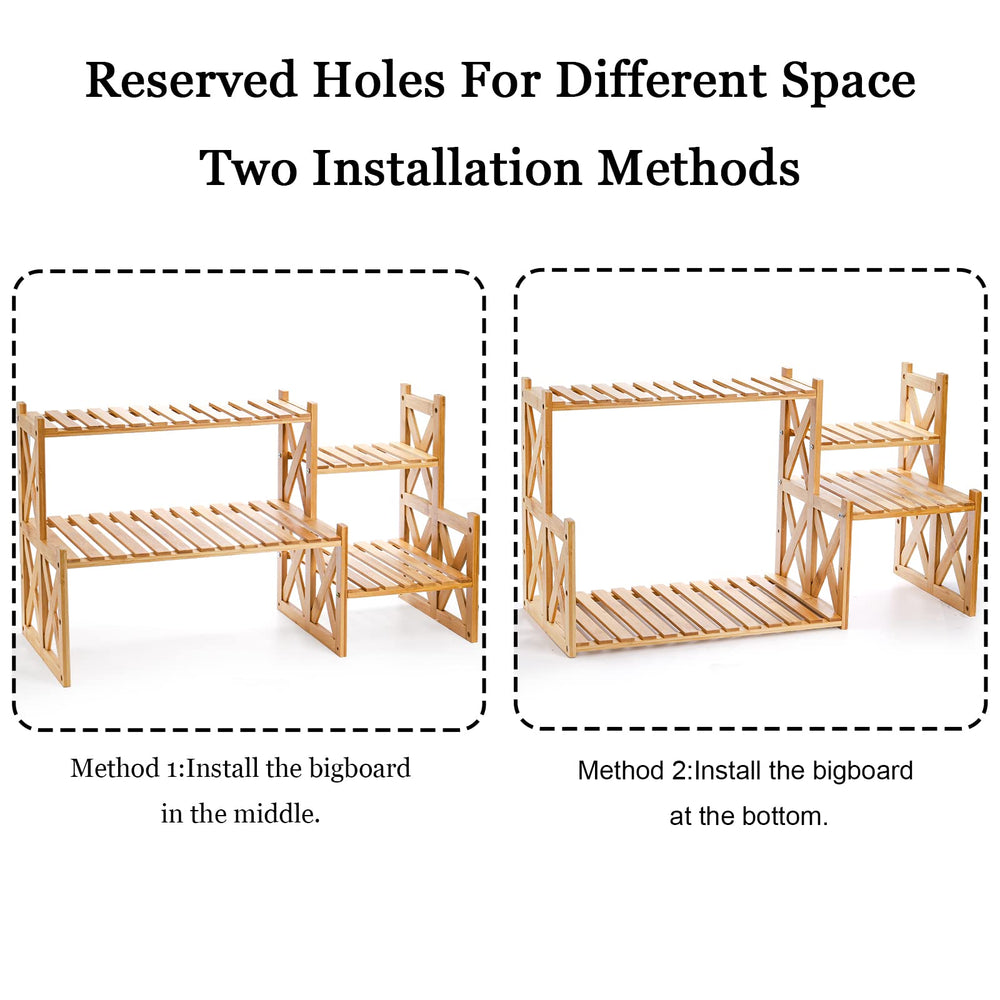 Lawei detail of anti-slip pads and included screws for stable setup benefit