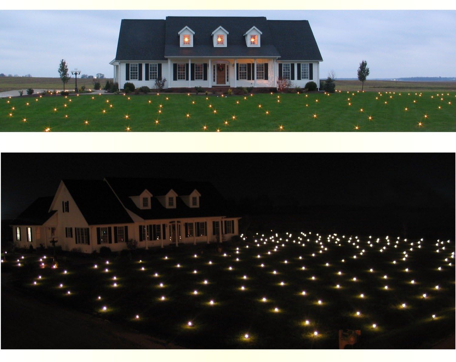 LAWN LIGHTS weather-resistant housing detail showing durable outdoor construction