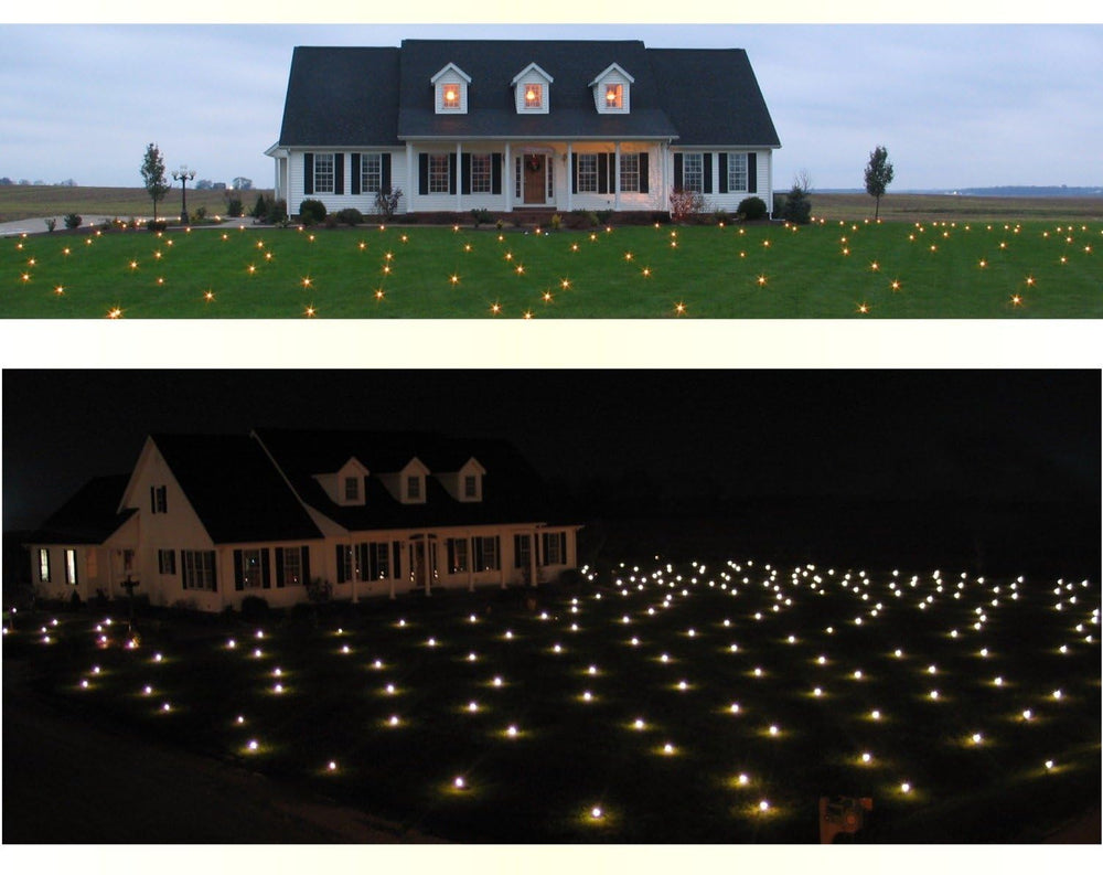 LAWN LIGHTS weather-resistant housing detail showing durable outdoor construction
