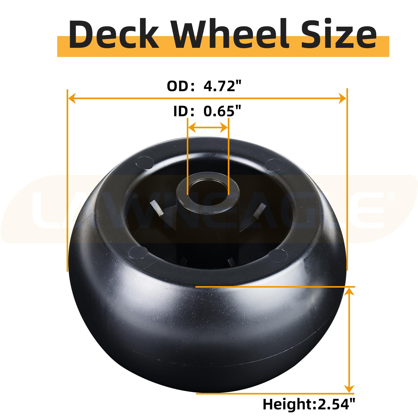 Lawneagle hardware kit laid out with screws washers axles nuts for complete installation benefit