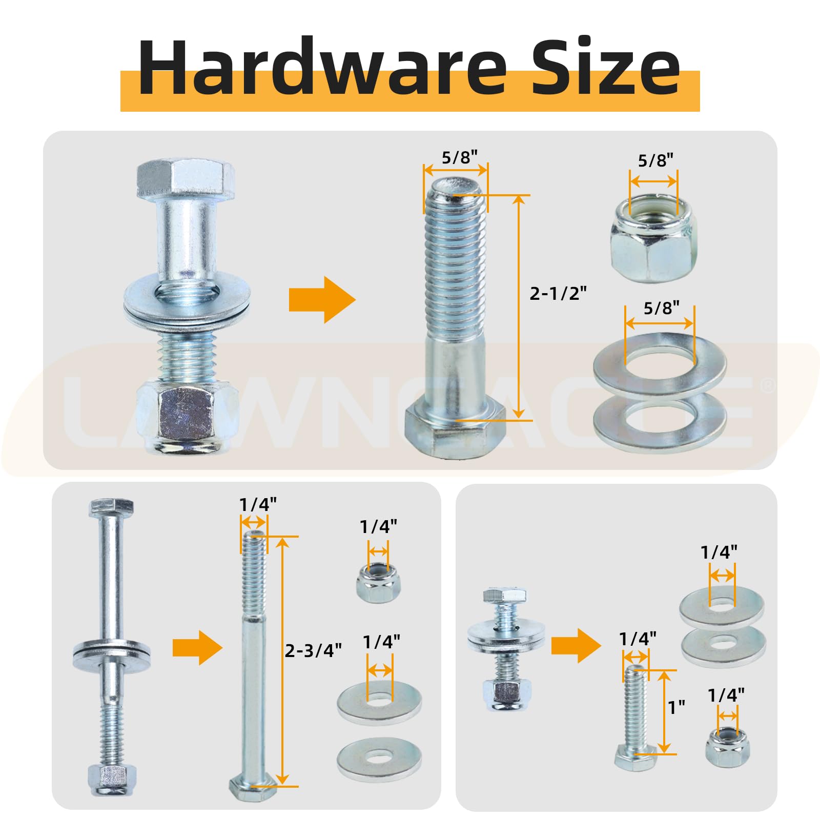 Lawneagle detailed view of adjustable mounting arms for customizable fit