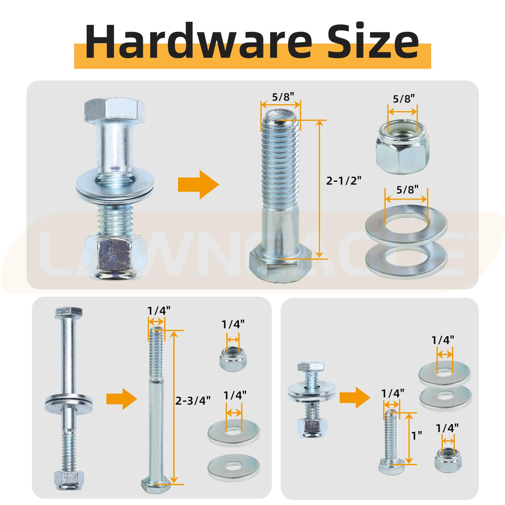 Lawneagle detailed view of adjustable mounting arms for customizable fit