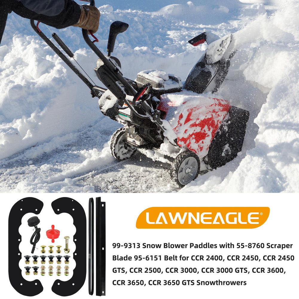 Lawneagle paddle close-up showing reinforced rubber texture and tear resistance benefits