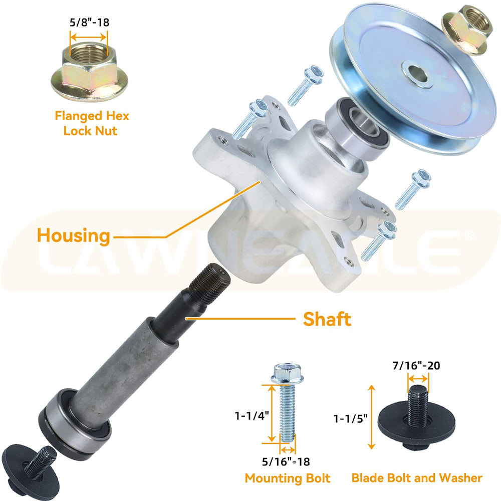 Lawneagle scale comparison spindle in hand shows compact robust design for easy handling