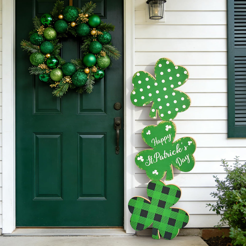 LawnIdyll sign placed on a porch creating a seasonal welcome that boosts holiday charm