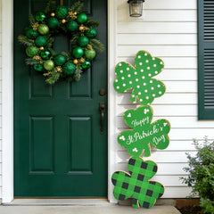 LawnIdyll sign placed on a porch creating a seasonal welcome that boosts holiday charm