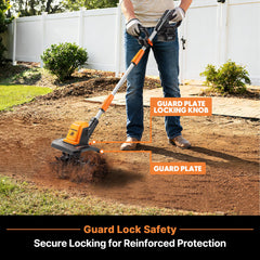 LawnMaster side profile highlighting lightweight frame and handle comfort