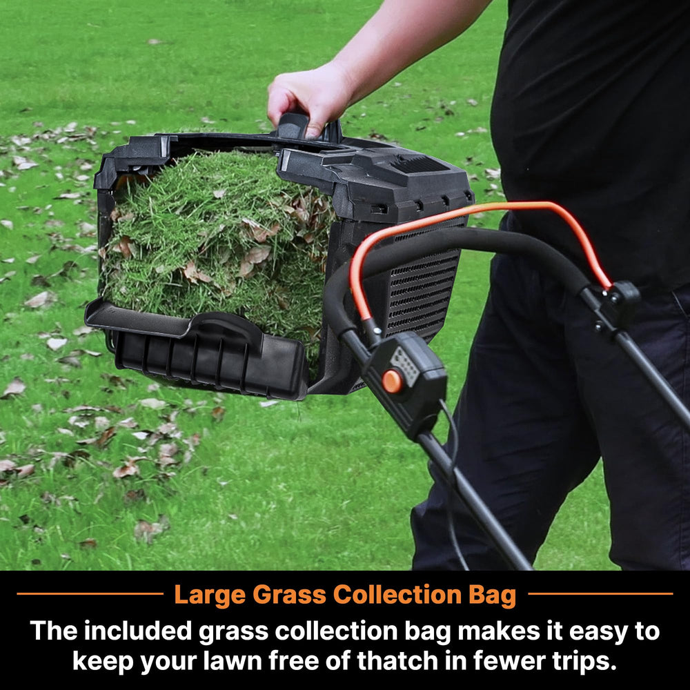 LawnMaster in use on a garden path demonstrating compact cutting in tight spaces and clean edges