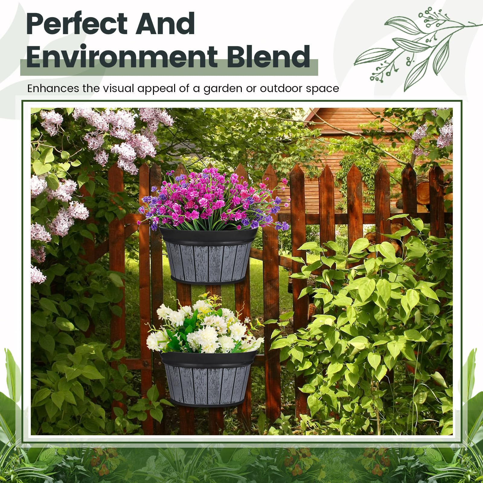 Layhit with flowering plants lifestyle setup showing instant curb appeal