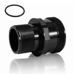 Lazenta bulkhead front view showing fitment and clean sealing for reliable filtration
