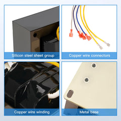 Lazenta transformer copper windings close-up highlighting efficient heat handling and reliability