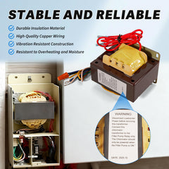 Lazenta transformer mounted in a Pentair control panel ensuring restored system power