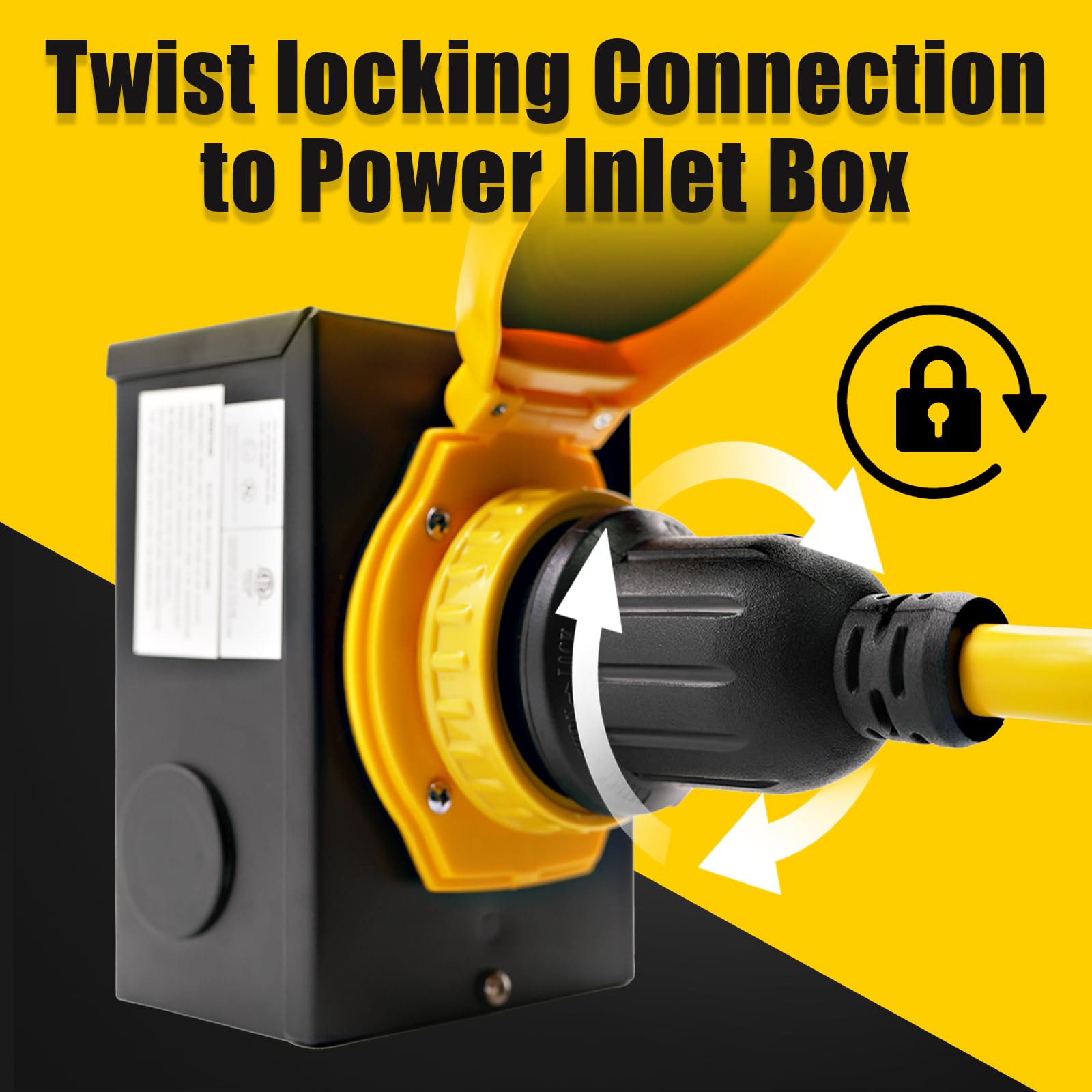 LAZMUMI cord beside hand to show 15ft scale and easy handling benefit