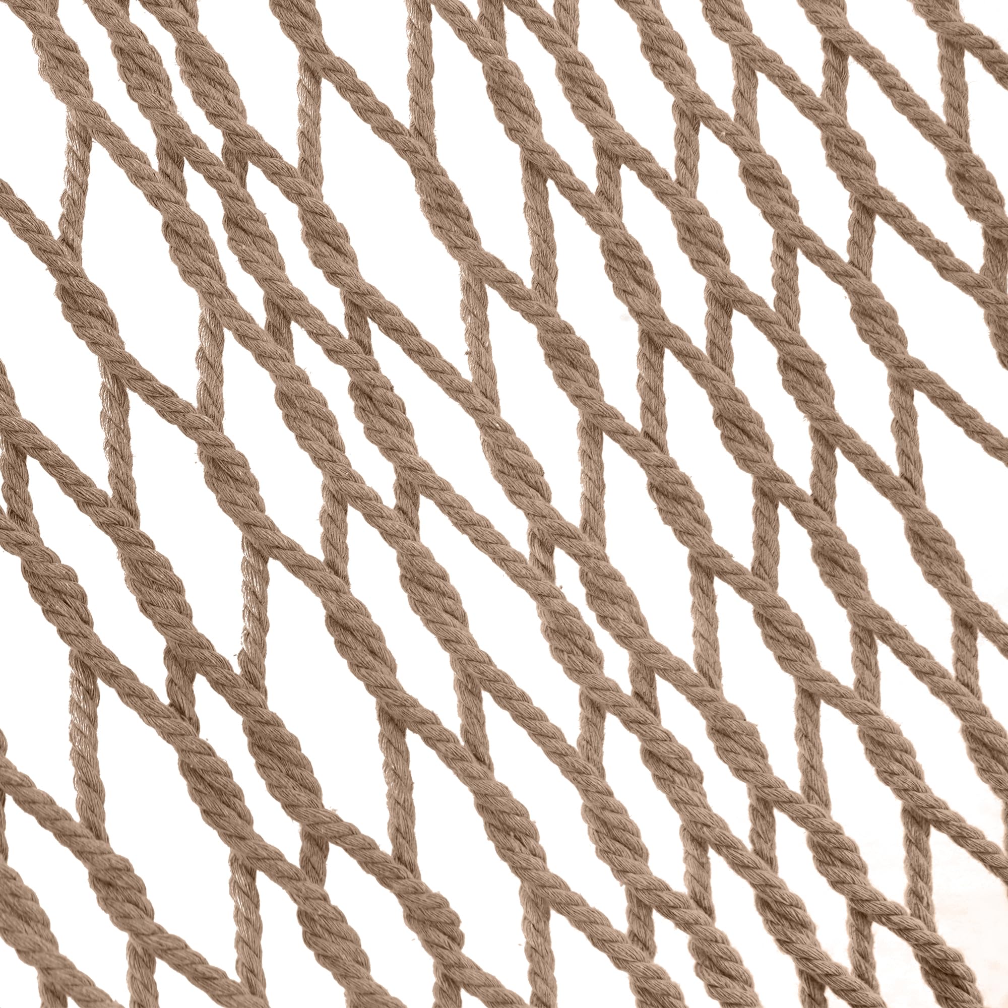 Lazy Daze close-up rope weave highlighting thicker cotton strength