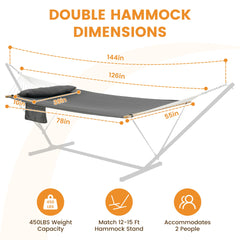 Lazy Daze Hammocks detachable head pillow detail offering neck support benefit