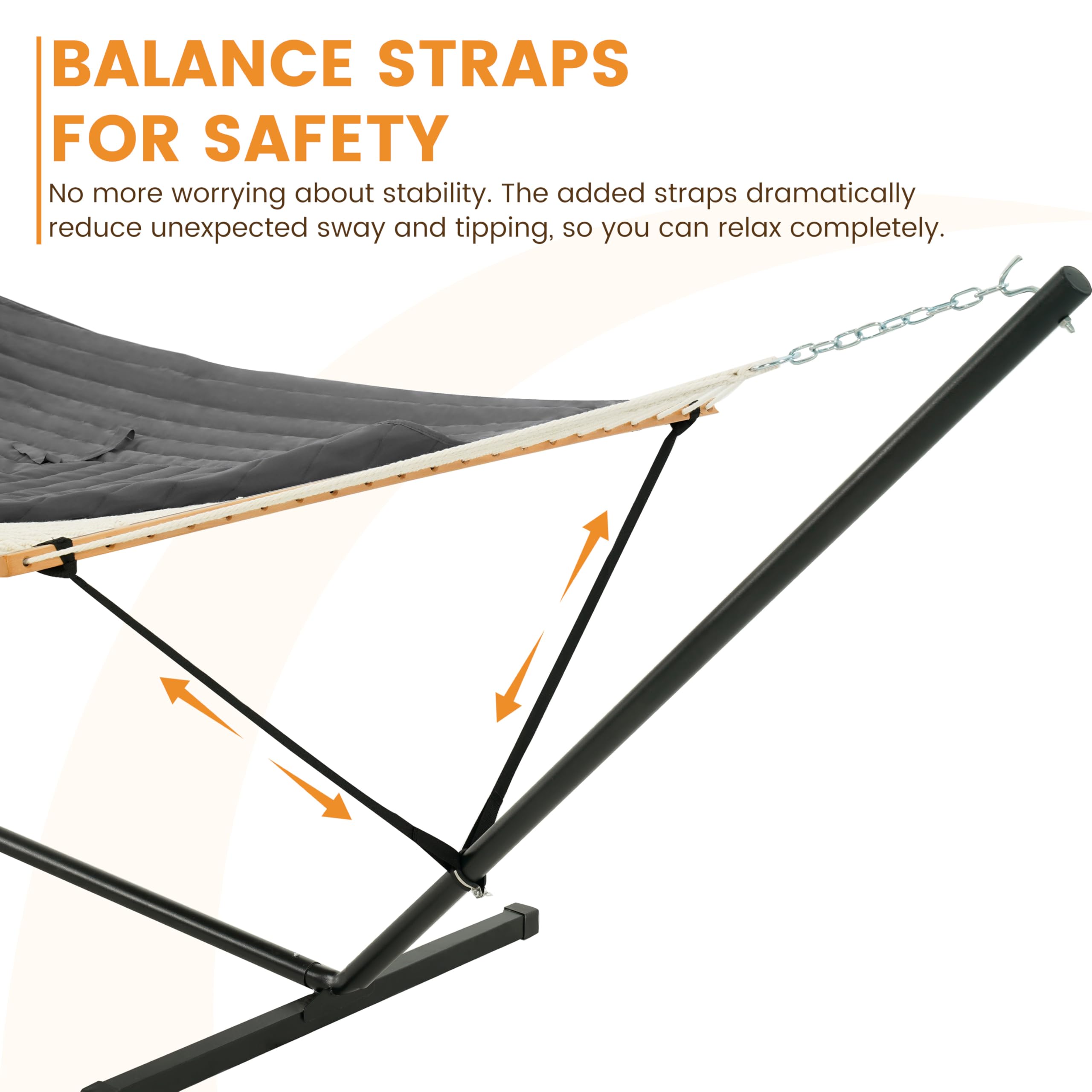 Lazy Daze folded hammock and stand in carry bag for portable transport ease