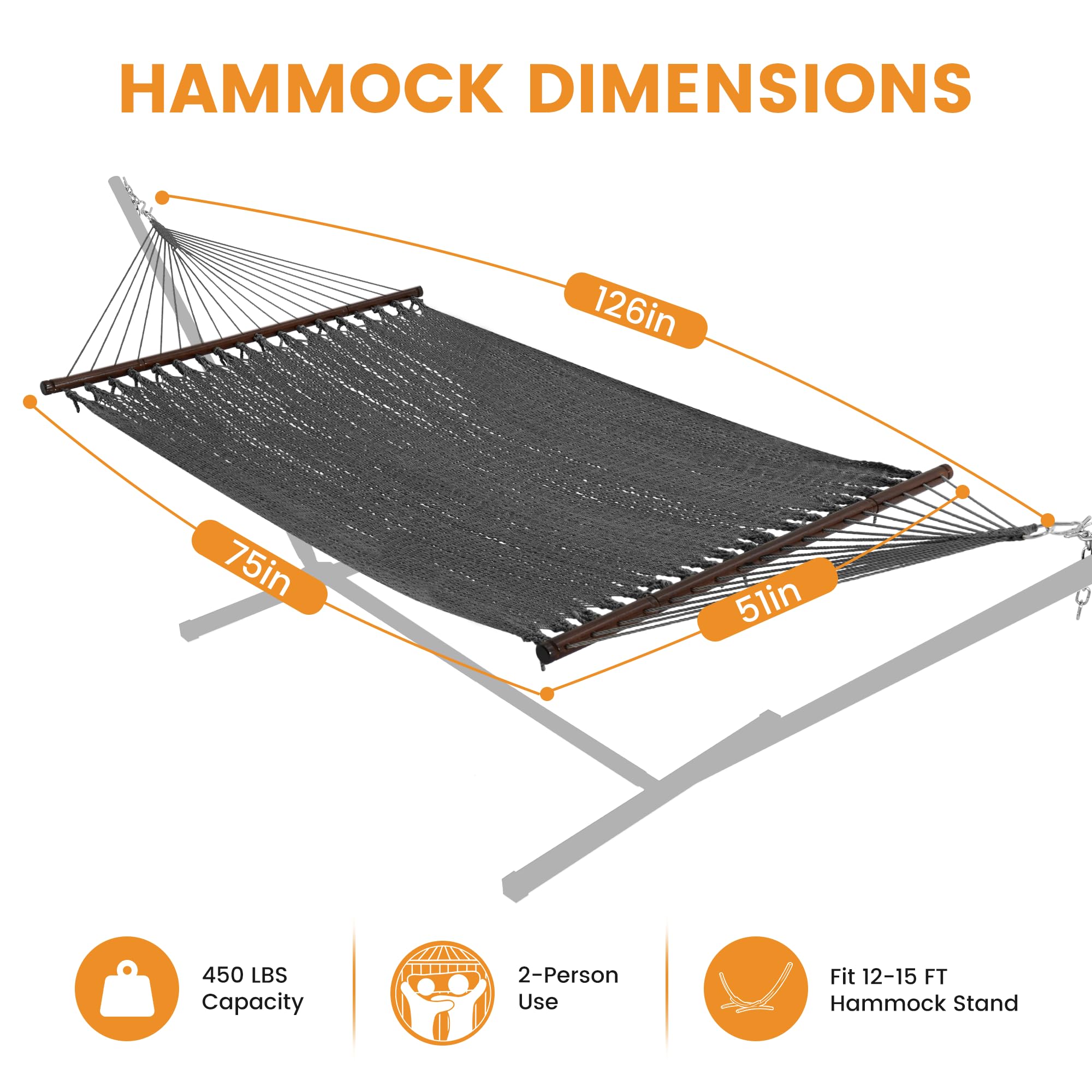 Lazy Daze folded hammock stored compactly showing easy storage and protection benefit