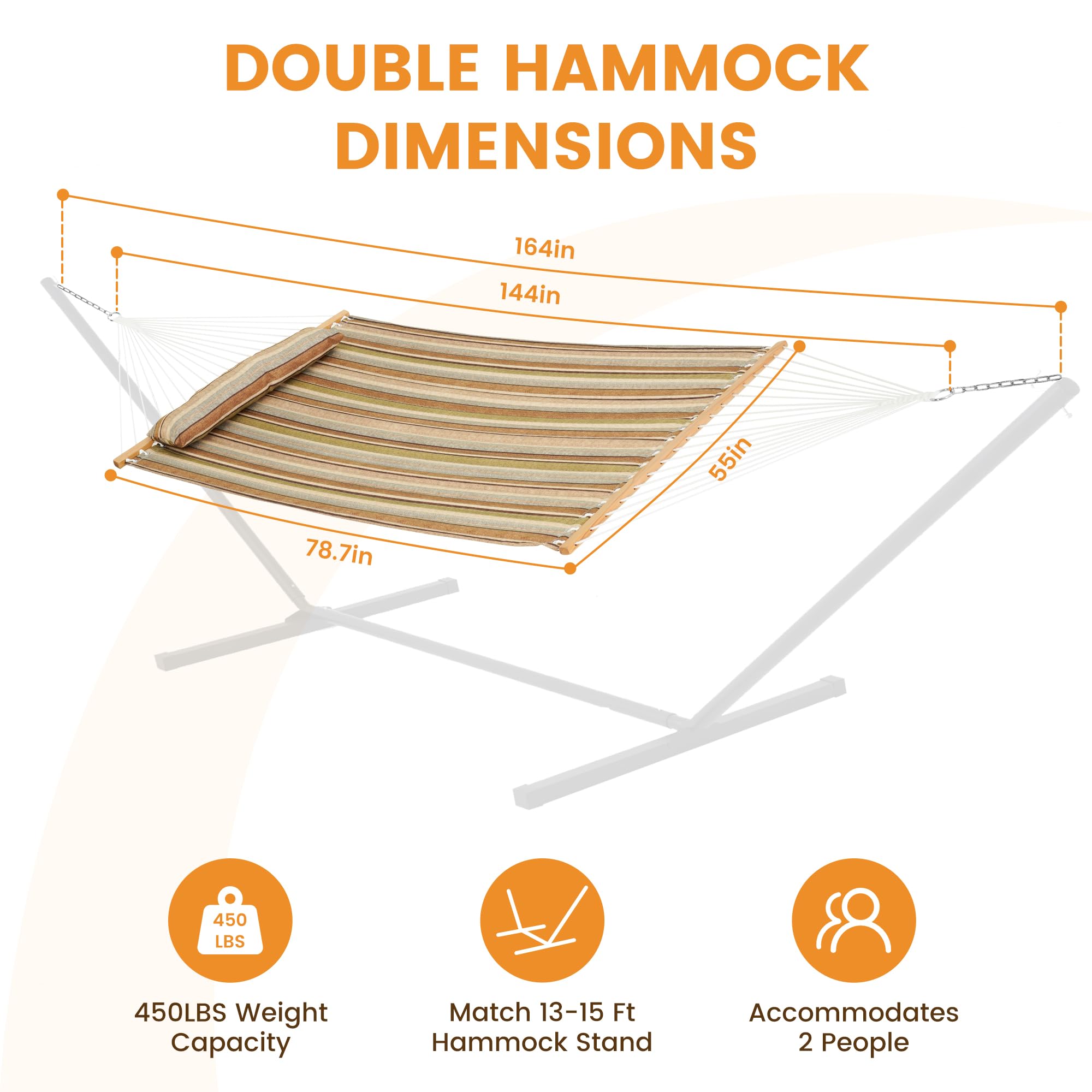 Lazy Daze Hammocks close-up of quilted fabric highlighting plush padding and durability