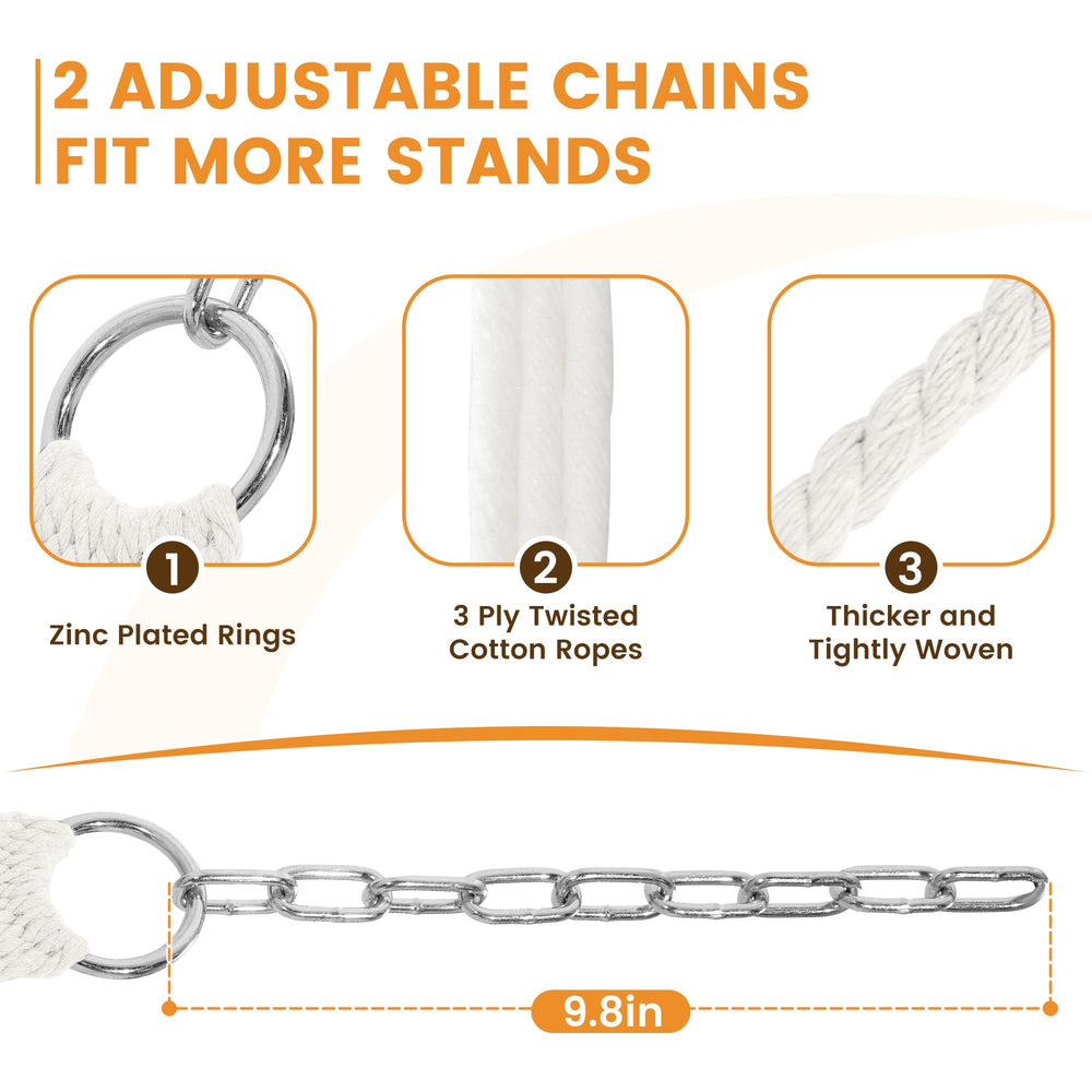 Lazy Daze hammock hung in backyard under trees illustrating relaxation and outdoor enjoyment