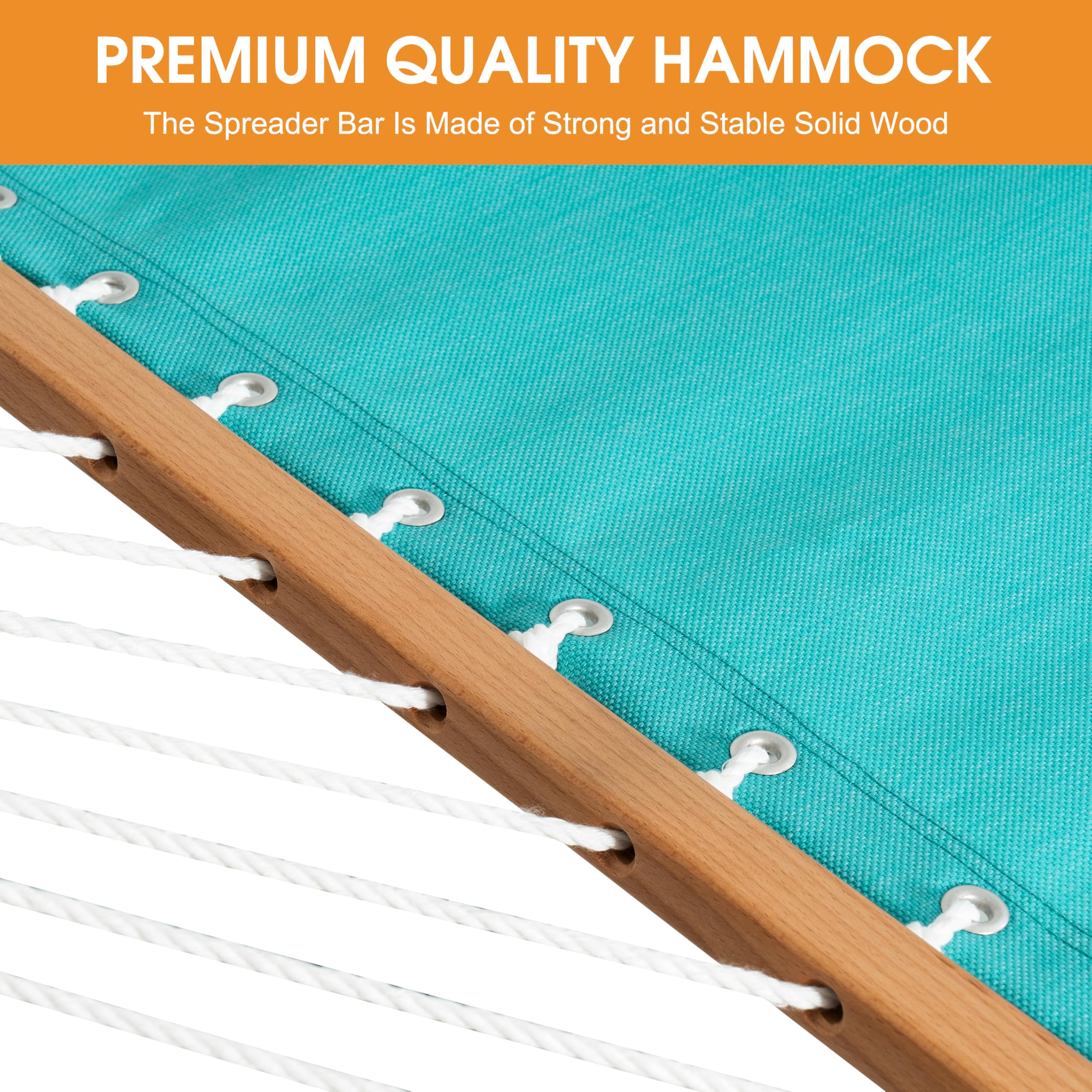 Lazy Daze hammock in use with two people demonstrating roomy comfort and support