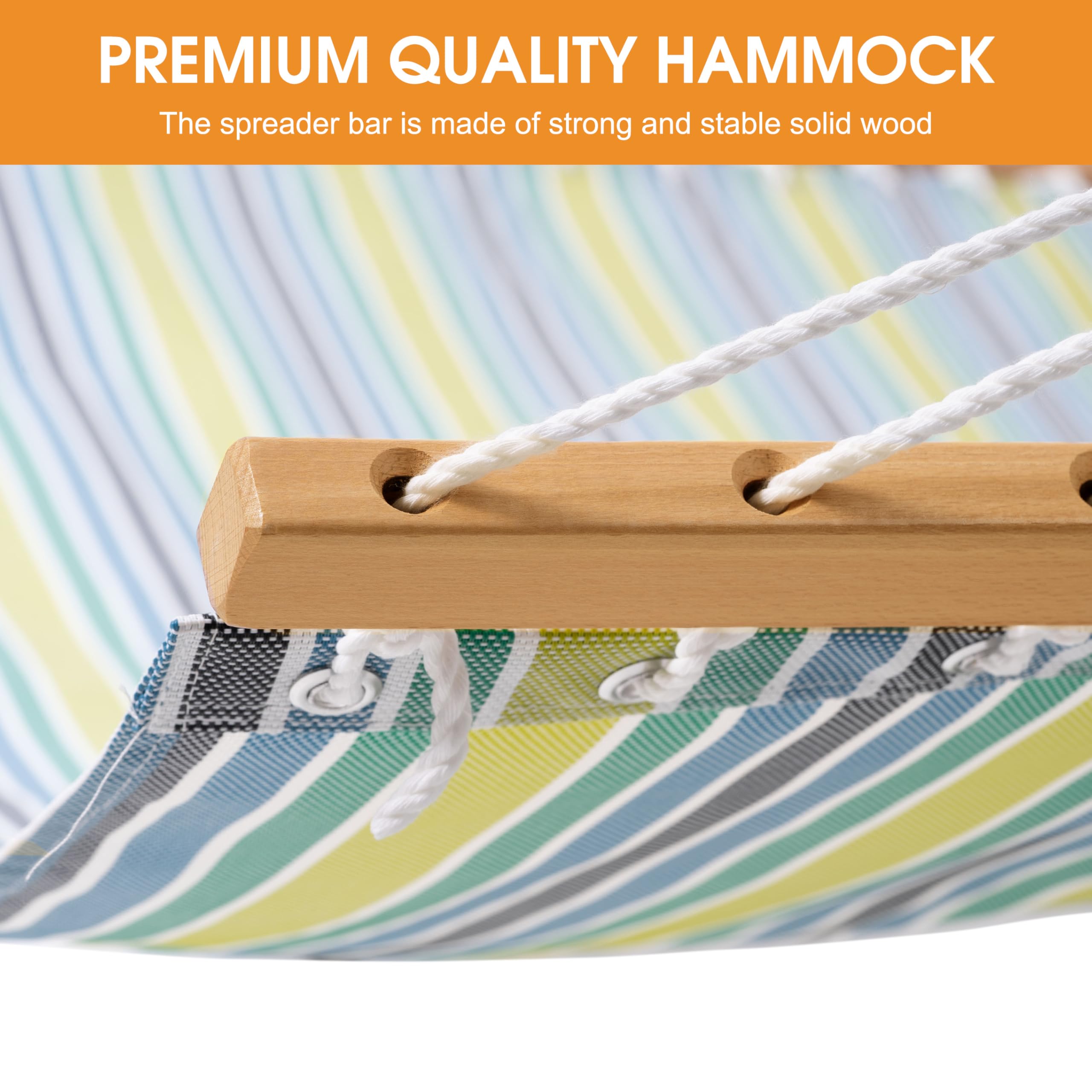 Lazy Daze hammock in use with two people demonstrating roomy comfort and stability