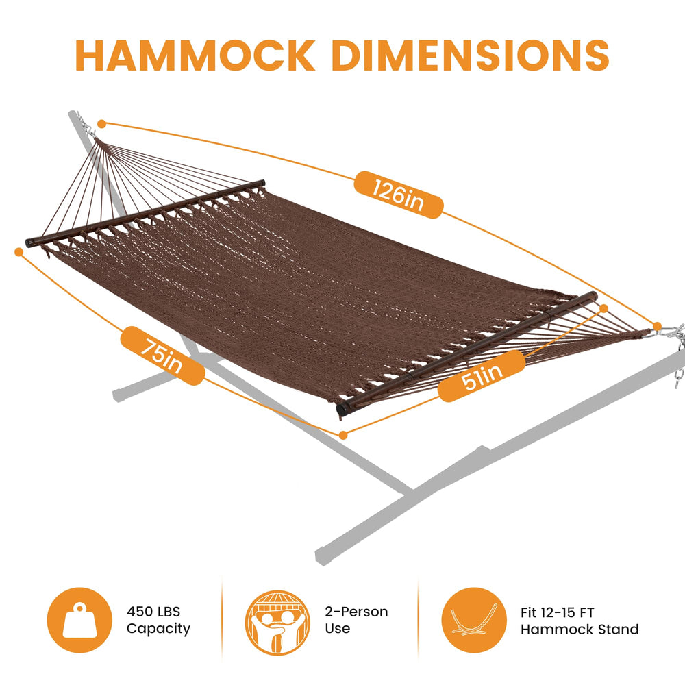 Lazy Daze hammock beside a pool showing leisure-ready, weather-resistant benefit