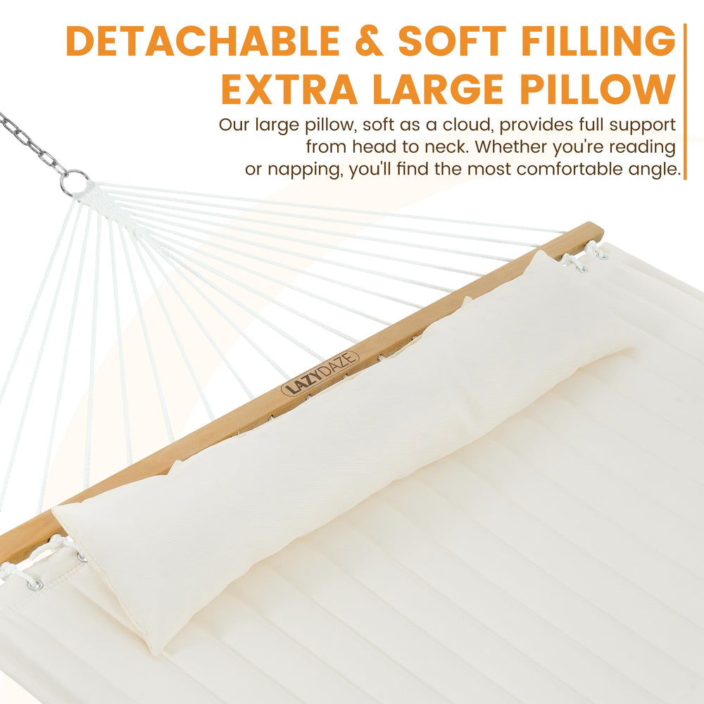 Lazy Daze Hammocks tree strap and carabiner set up, protecting bark and securing hammock