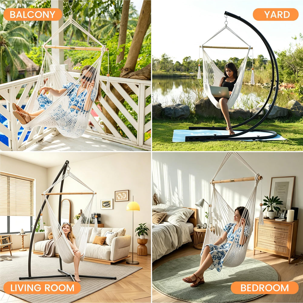 Lazy Daze Hammocks tag showing 300 lb support rating and material info